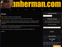 Tablet Screenshot of glennherman.com